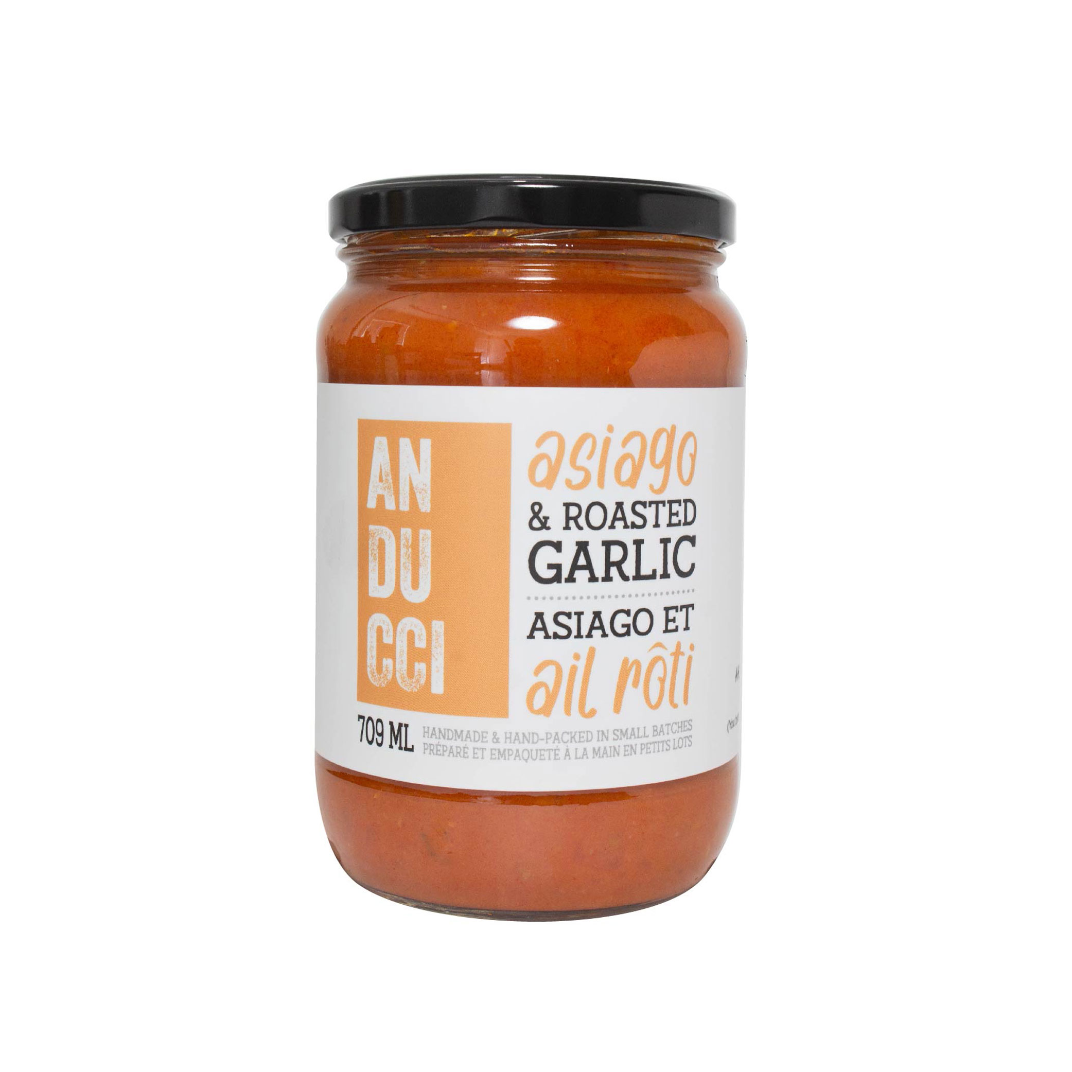 ASIAGO AND ROASTED GARLIC